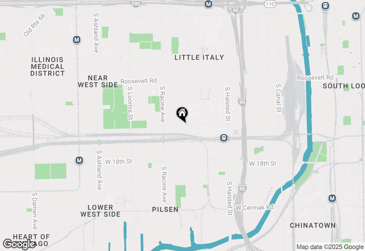 Map of 1070 W 15th Street #255, Chicago, IL 60608