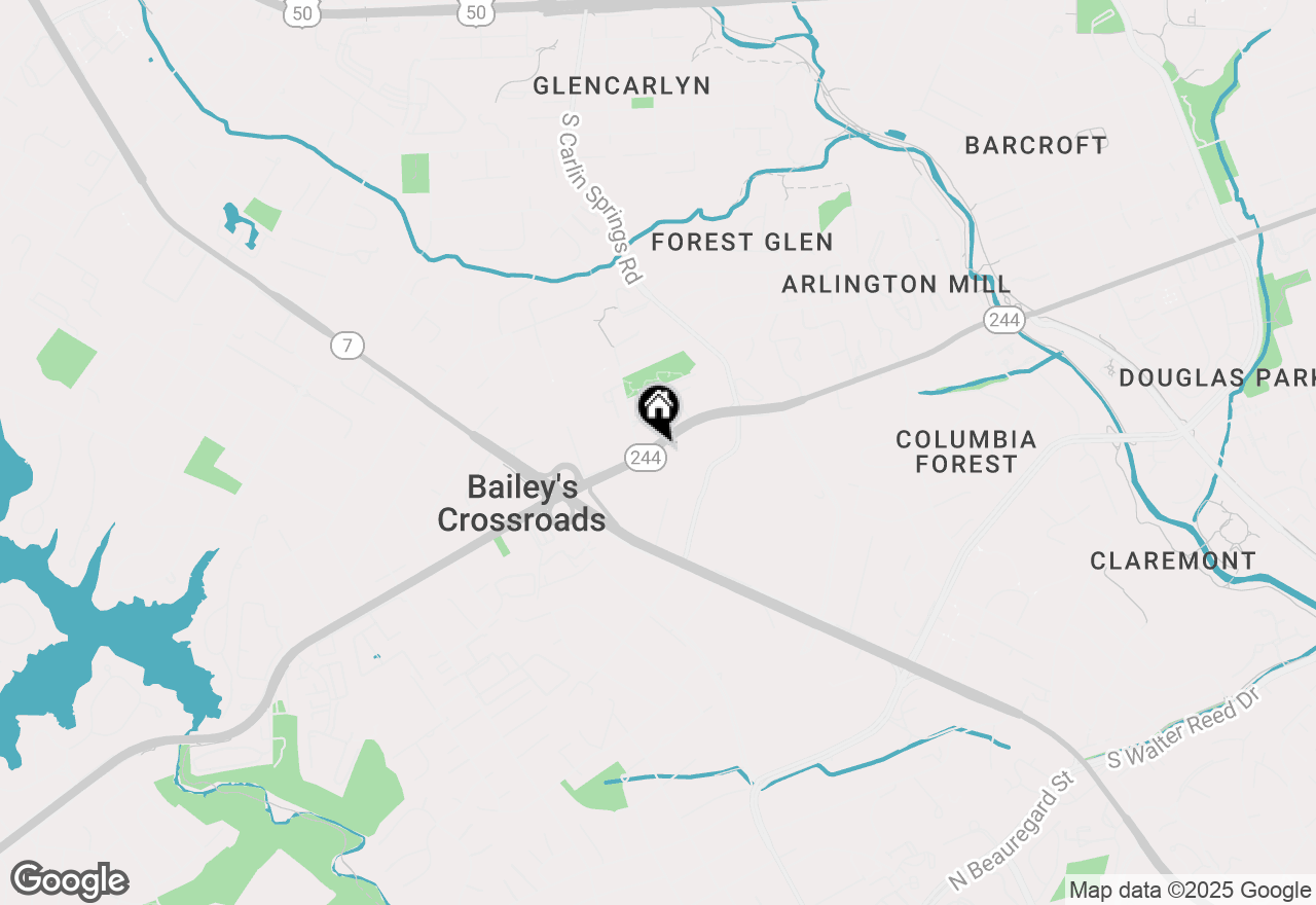 Map of 5661 Columbia Pike, Falls Church, VA 22041