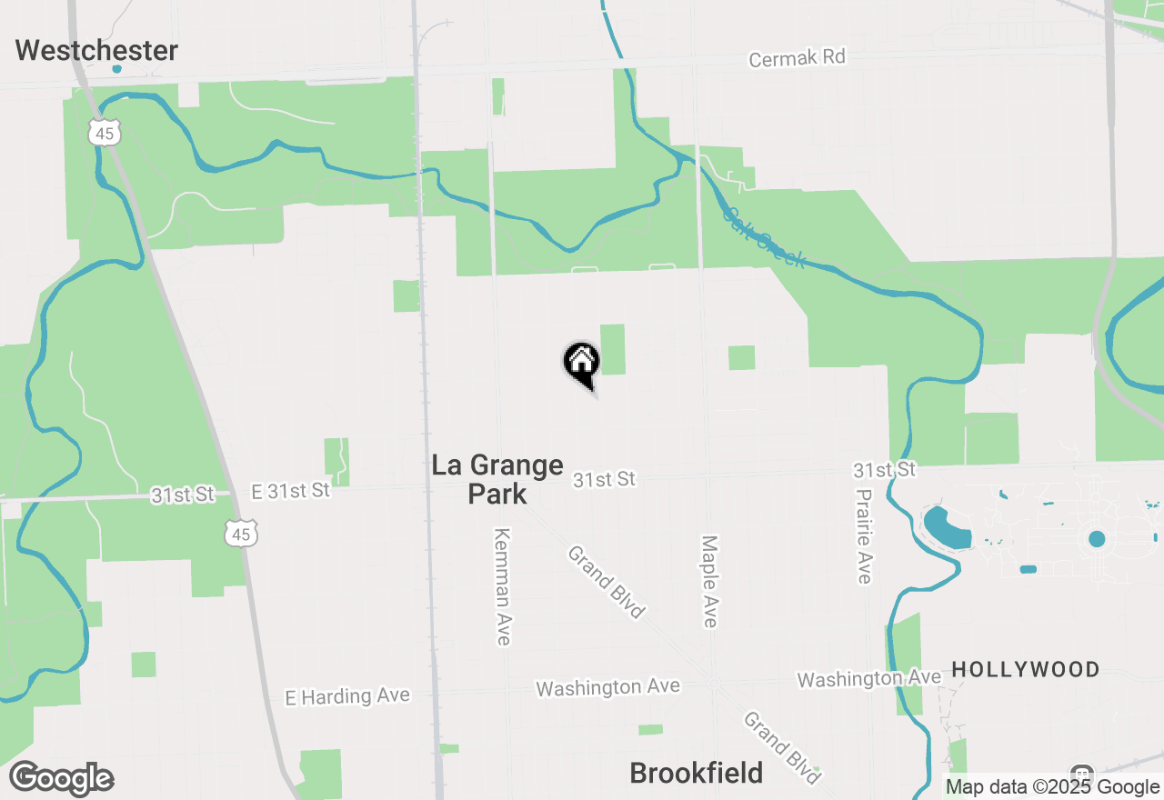 Map of 1225 Morgan Avenue, La Grange Park, IL 60526