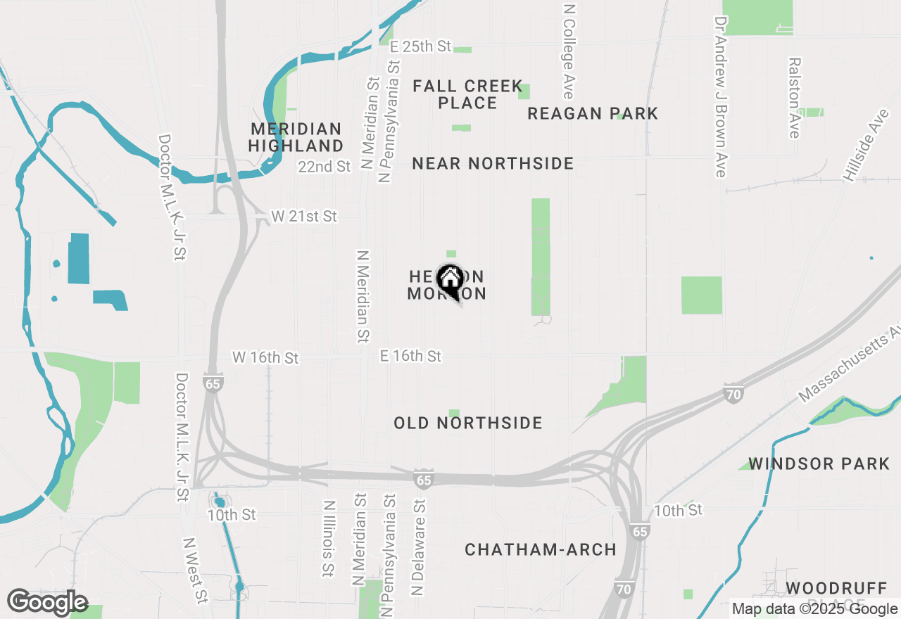 Map of 1715 Alabama Street, Indianapolis, IN 46202