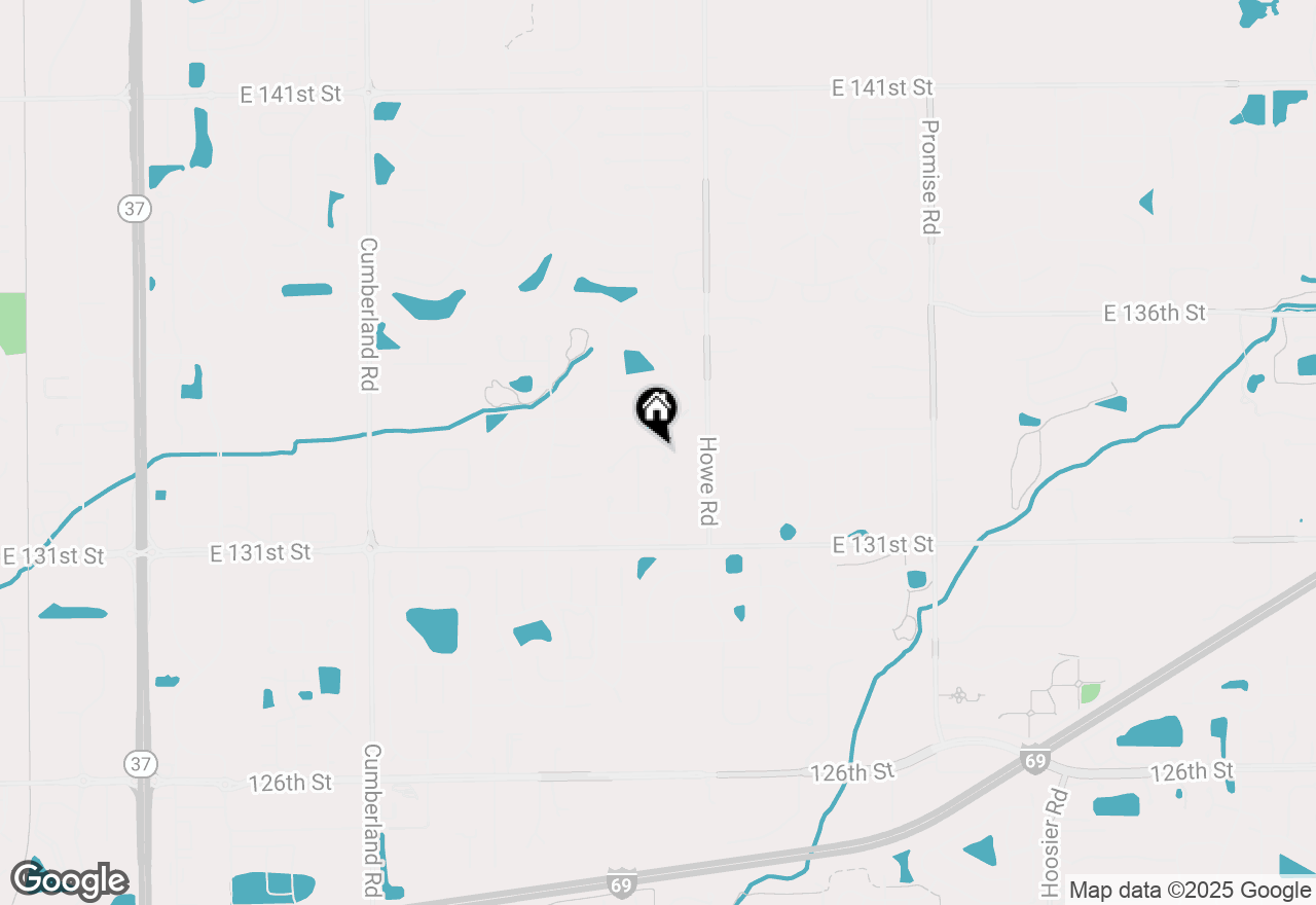 Map of 10443 Ringtail Place, Fishers, IN 46038