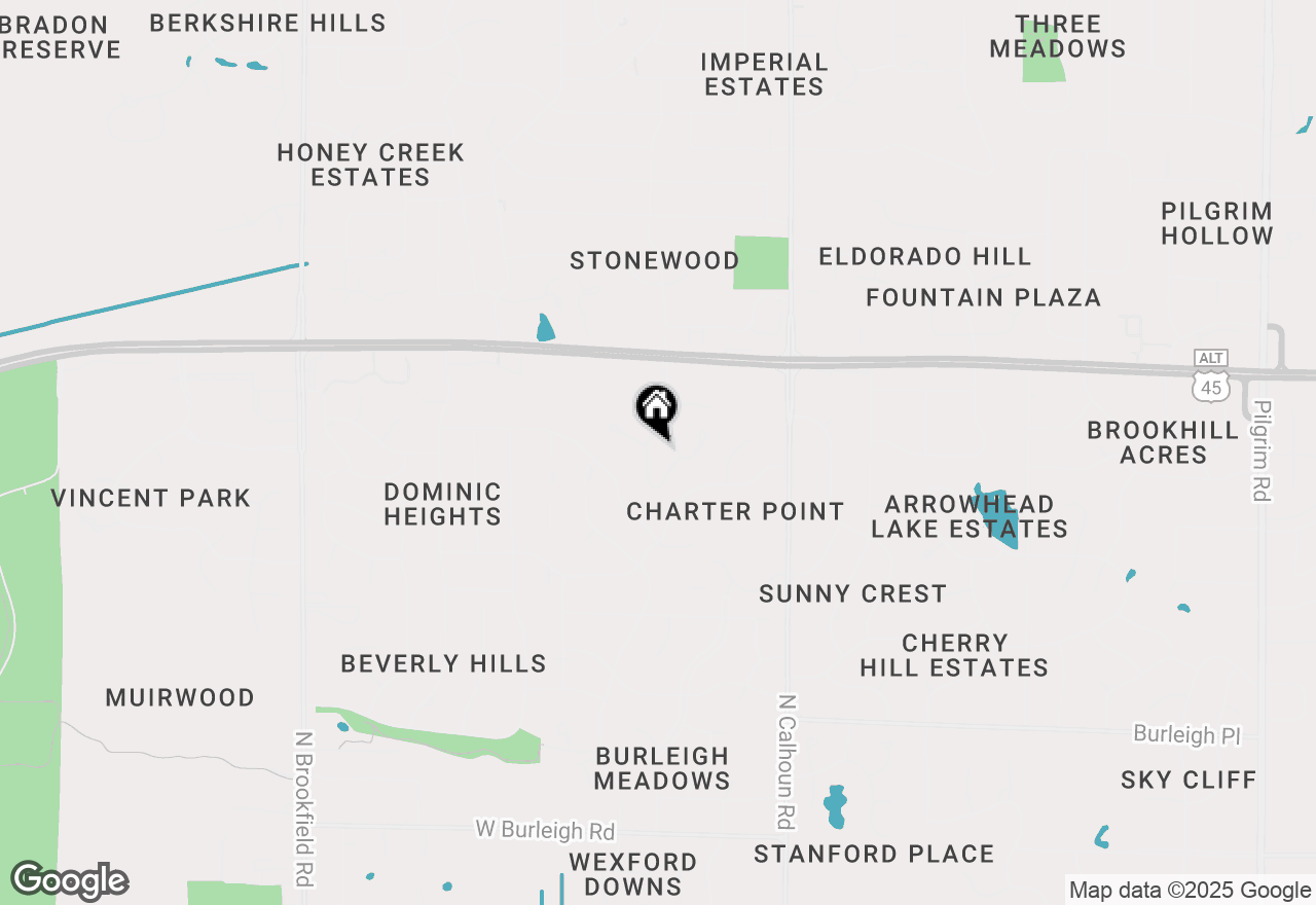 Map of 17725 Caribou Pass #C, Brookfield, WI 53045