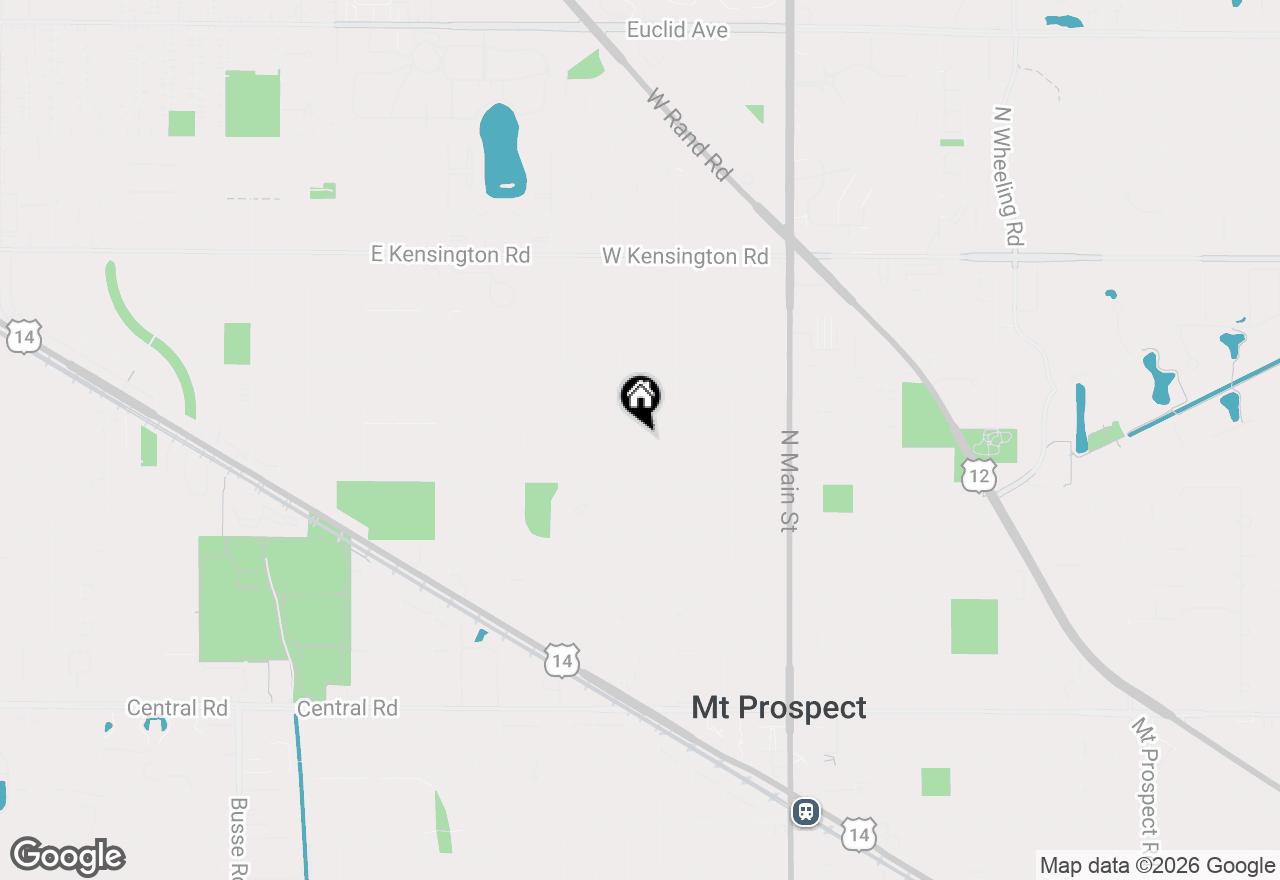 Map of 416 N Eastwood Avenue, Mount Prospect, IL 60056