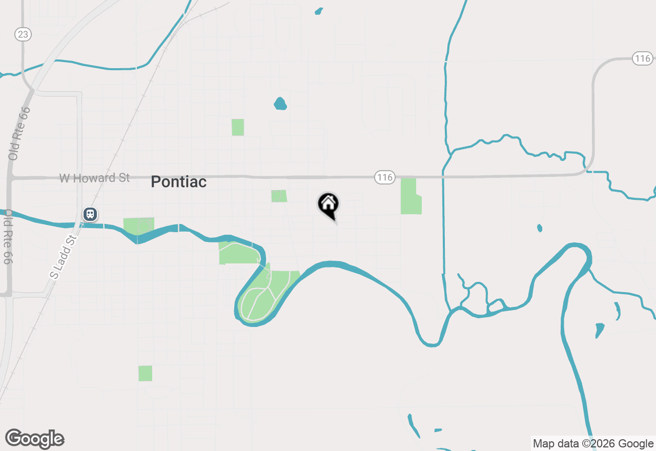 Map of 529 E Timber Street, Pontiac, IL 61764
