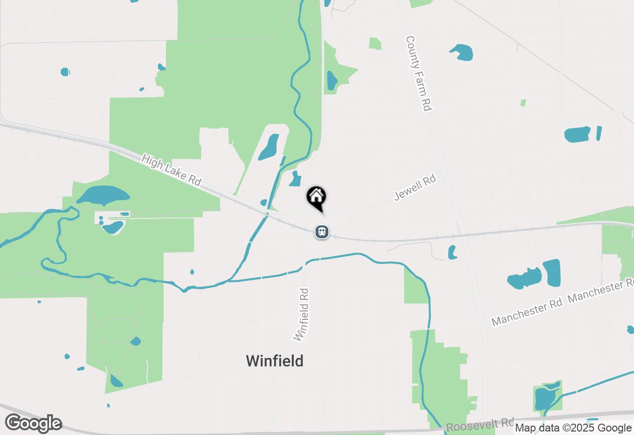 Map of 0S210 Church Street, Winfield, IL 60190