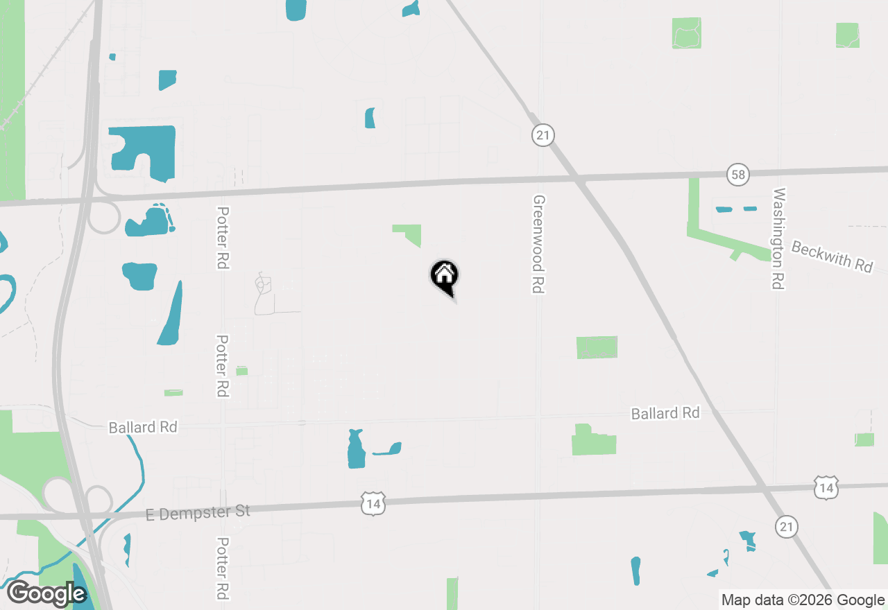 Map of 9275 Clancy Drive, Des Plaines, IL 60016