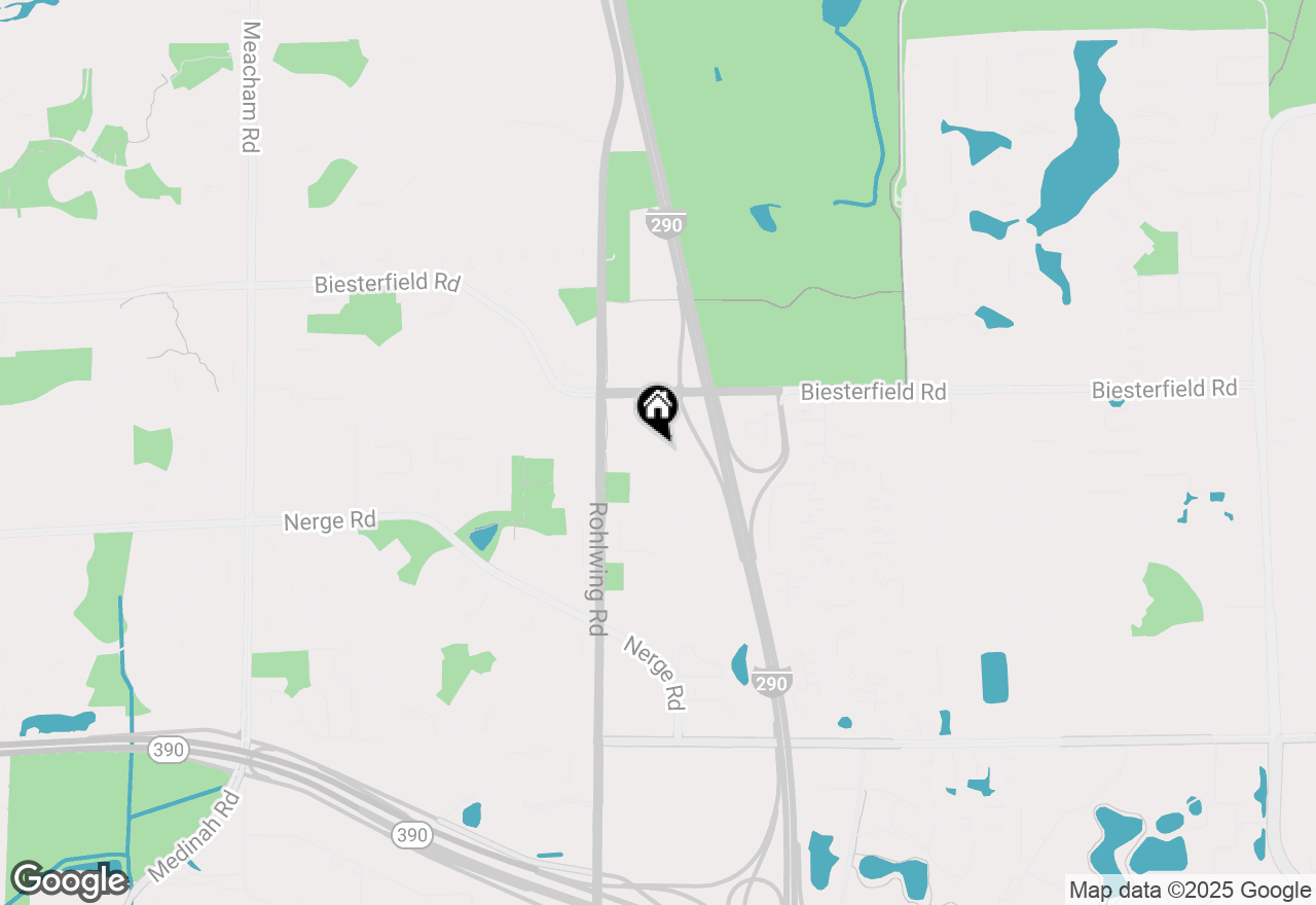 Map of 911 Waterford Lane, Elk Grove Village, IL 60007