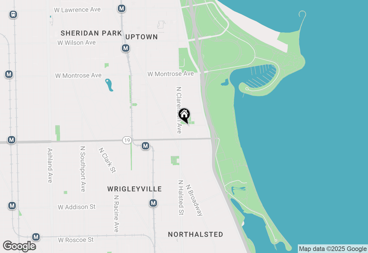 Map of 740 W Bittersweet Place #2E, Chicago, IL 60613