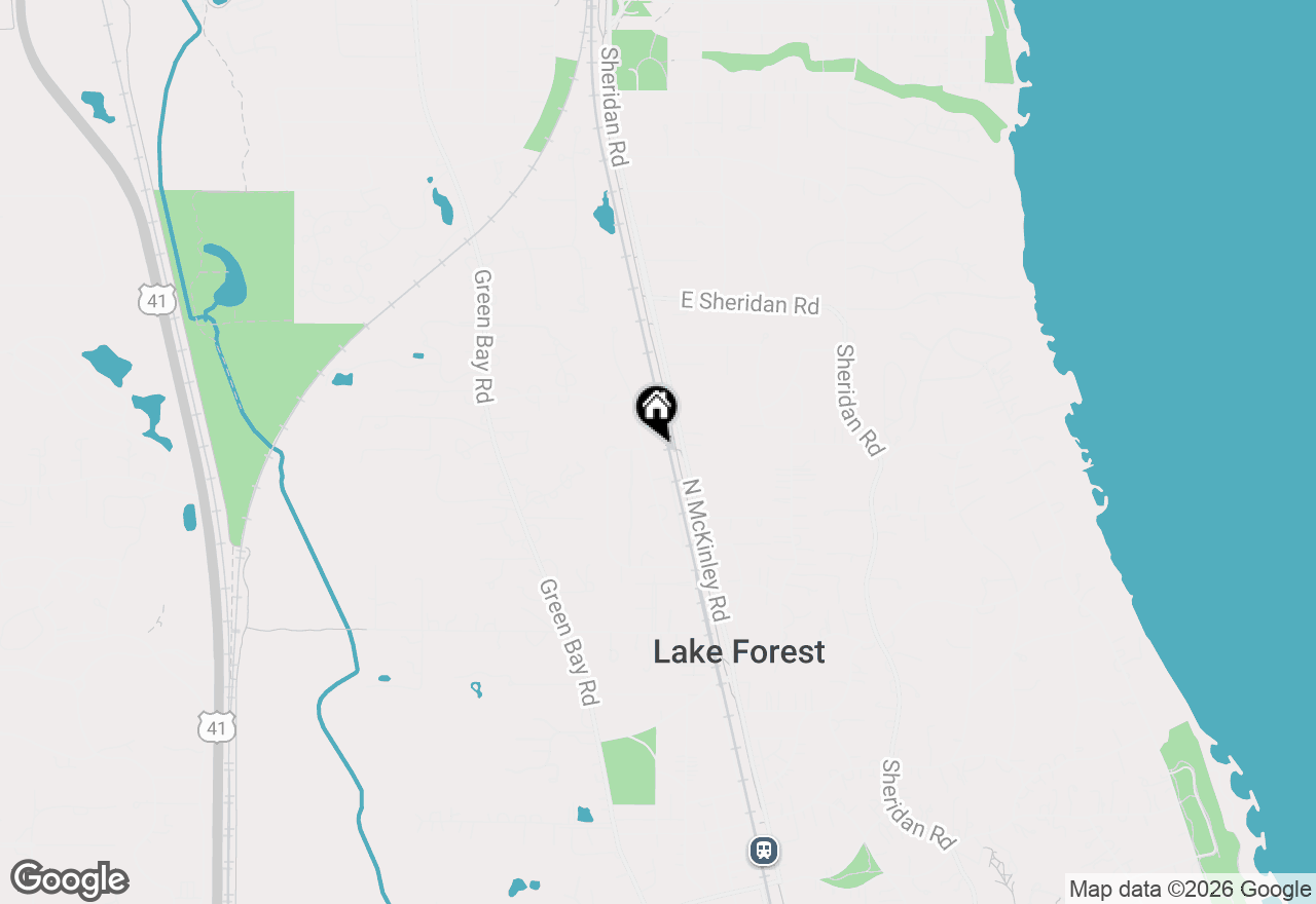 Map of 1379 Western Avenue #2E, Lake Forest, IL 60045