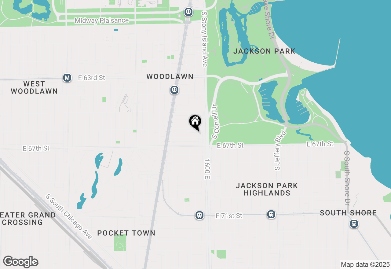 Map of 1520-22 E 66th Place, Chicago, IL 60637