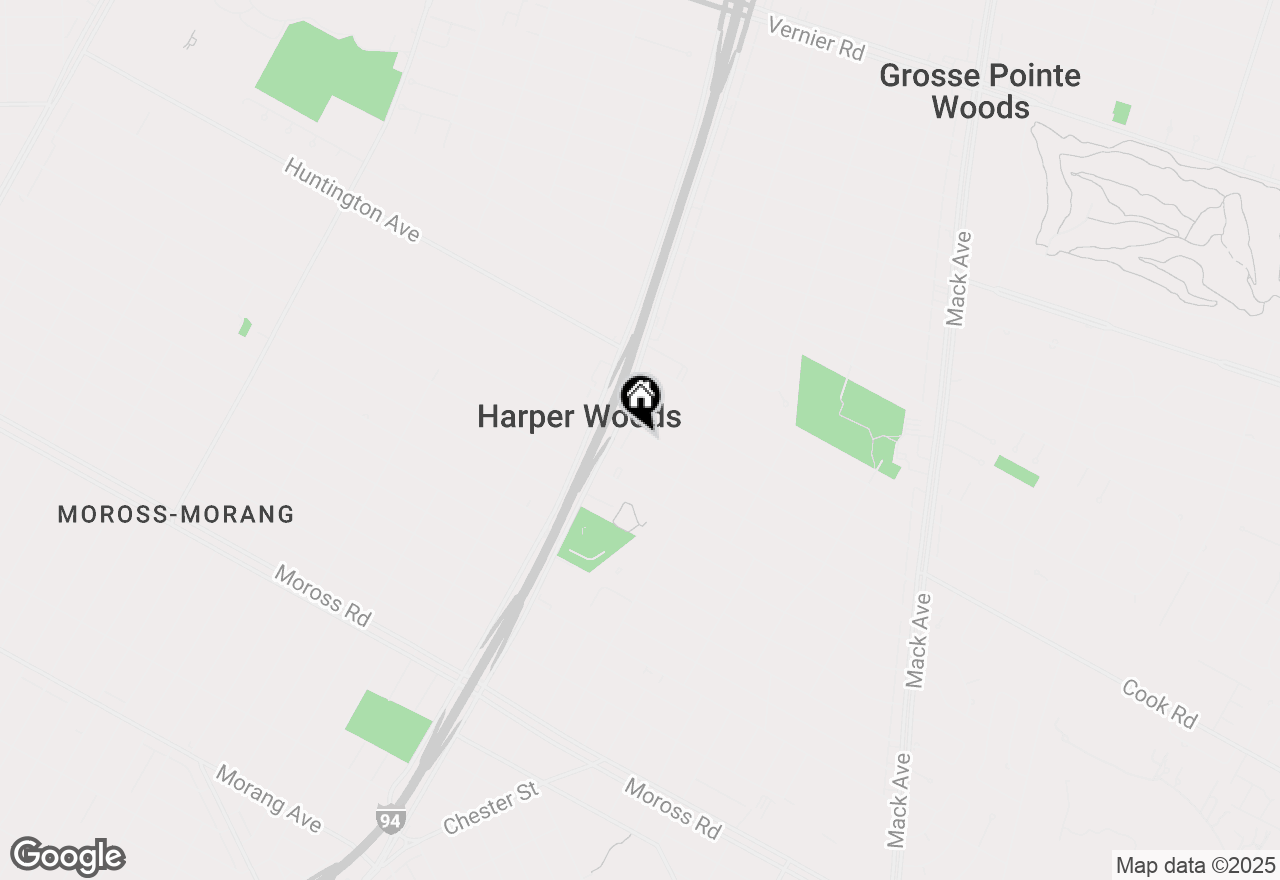 Map of 2355 Allard Avenue, Grosse Pointe Woods, MI 48236