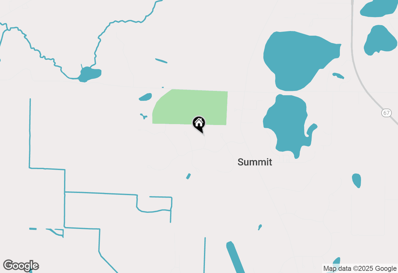 Map of 847 Burr Oak Ln, Summit, WI 53066