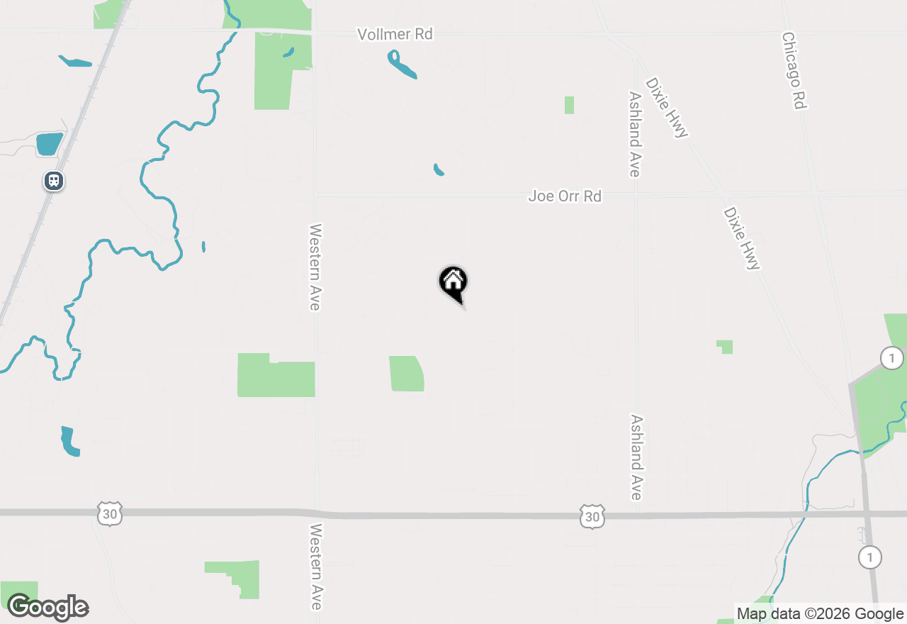 Map of 823 Bradoc Street, Chicago Heights, IL 60411