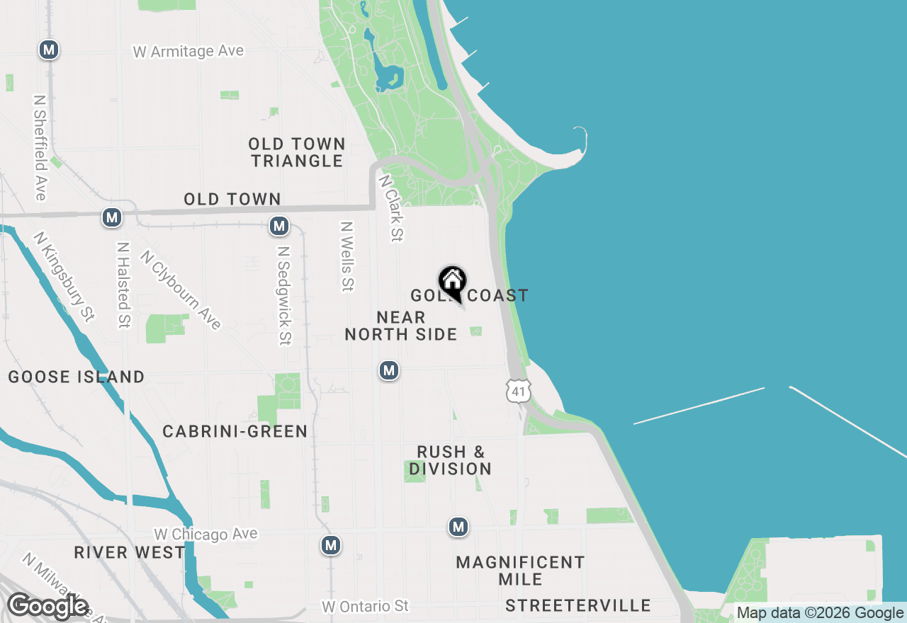 Map of 1325 N State Parkway #4B, Chicago, IL 60610