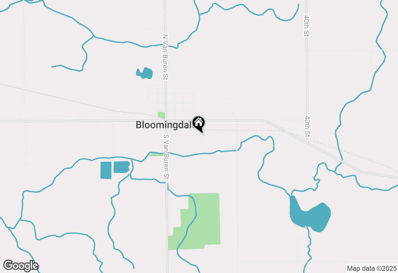 Map of 408 Walnut Street, Bloomingdale, MI 49026
