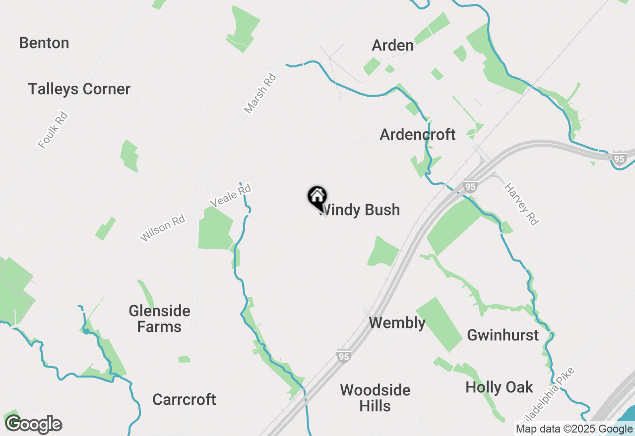 Map of 1900 Beechwood Drive, Wilmington, DE 19810