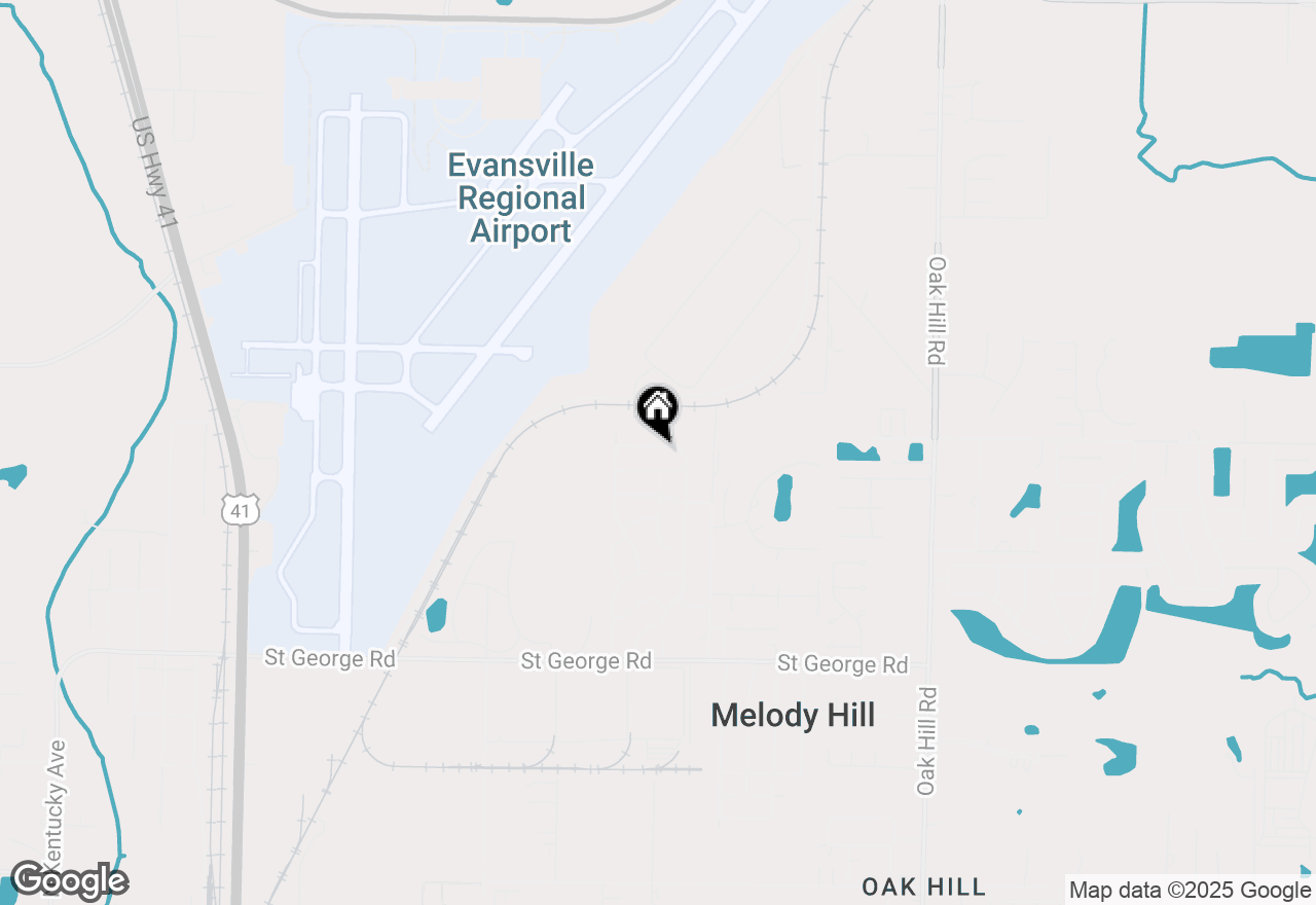 Map of 6212 Ohara Drive, Evansville, IN 47711