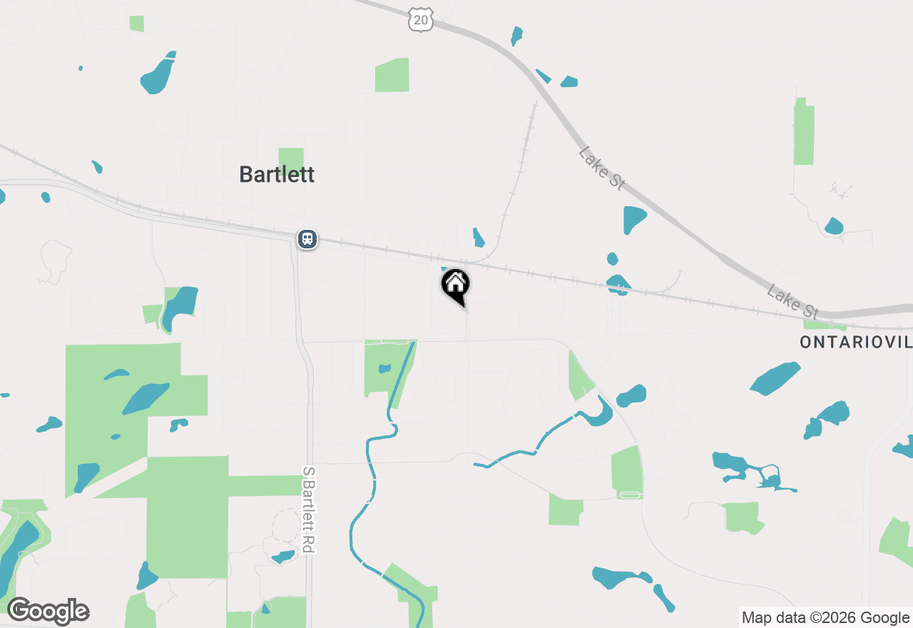 Map of 353 Bradbury Lane, Bartlett, IL 60103