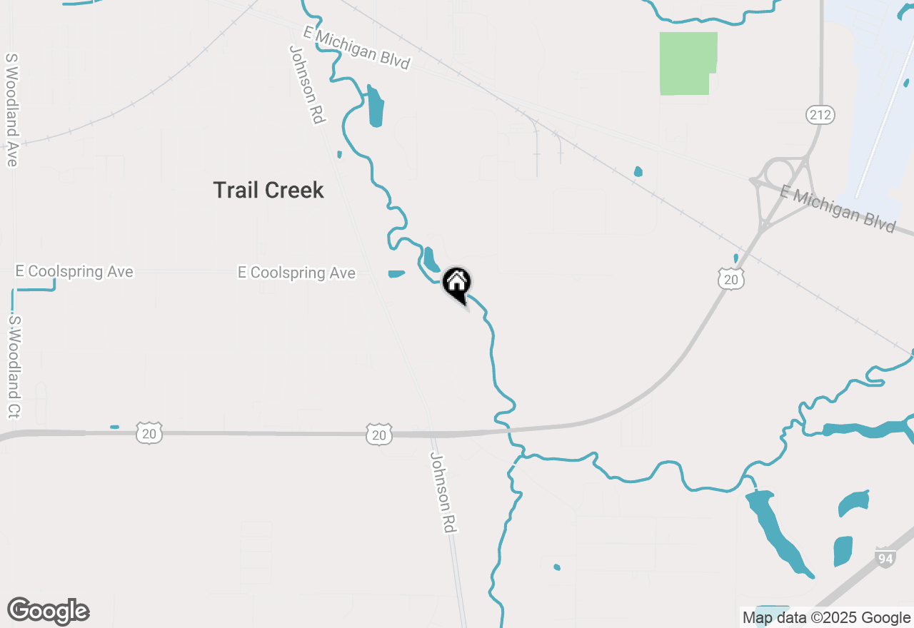 Map of 451 Johnson Road, Trail Creek, IN 46360
