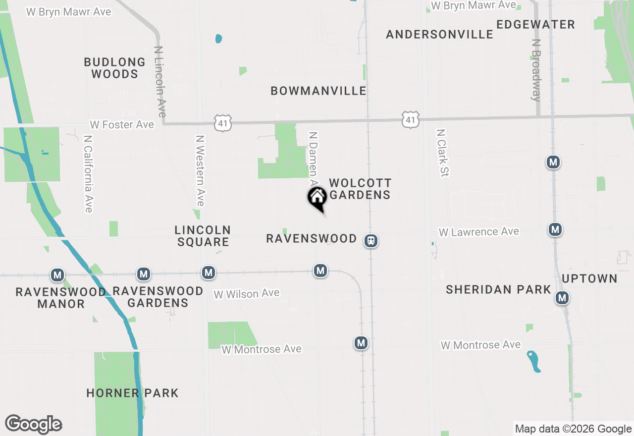 Map of 4835 N Damen Avenue, Chicago, IL 60625