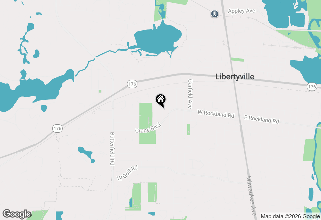 Map of 519 Dawes Street, Libertyville, IL 60048