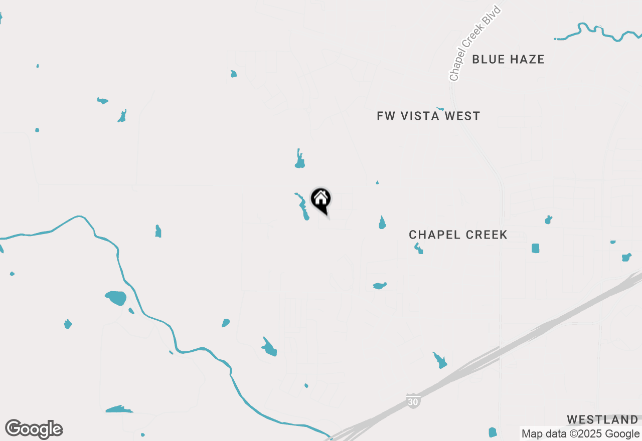 Map of 10701 Dusty Ranch Road, Fort Worth, TX 76108