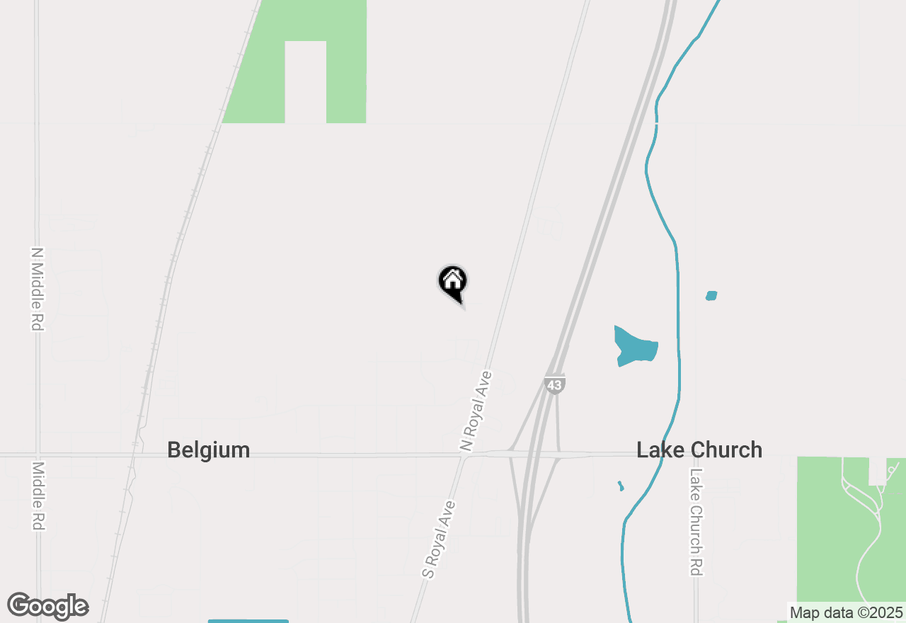 Map of 255 Binsfeld St, Belgium, WI 53004