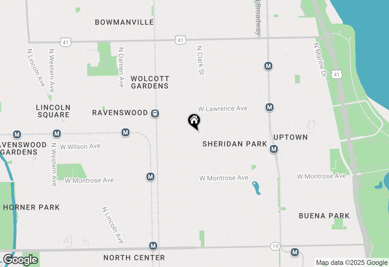 Map of 4637 N Ashland Avenue #203, Chicago, IL 60640