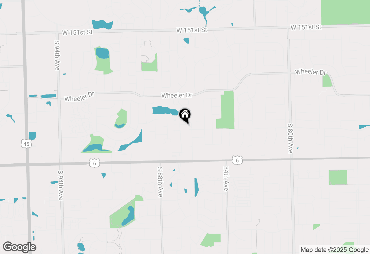 Map of 15717 Orlan Brook Drive #G83, Orland Park, IL 60462