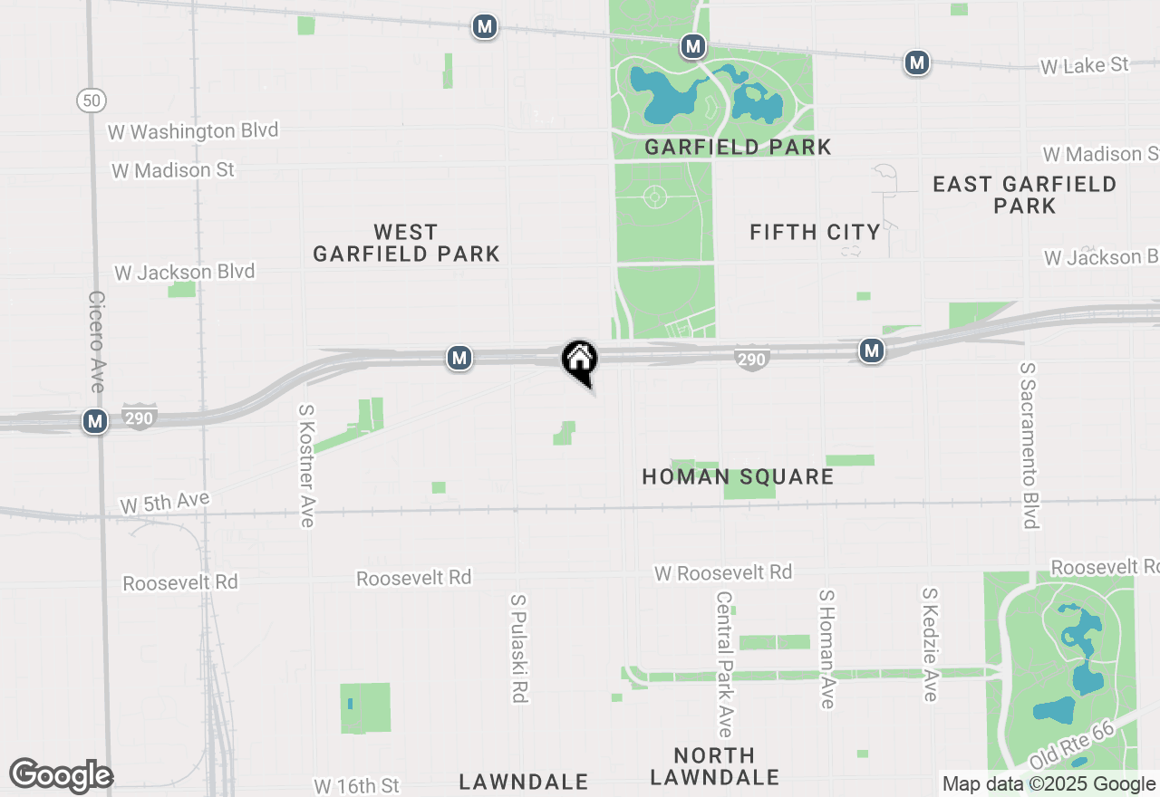 Map of 3845 W Flournoy Street, Chicago, IL 60624