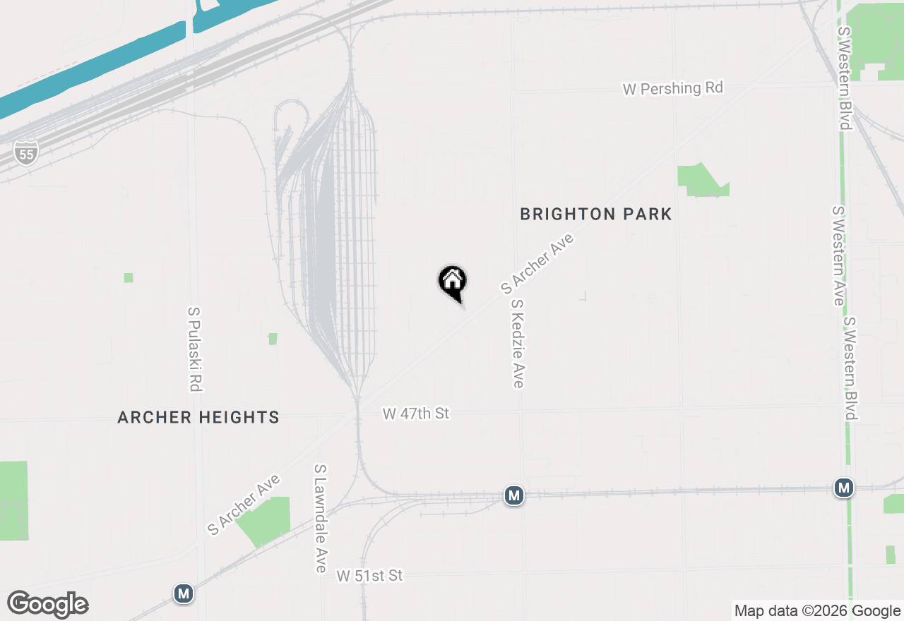 Map of 4428 S Christiana Avenue, Chicago, IL 60632