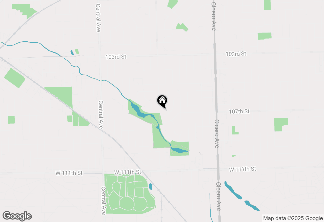 Map of 10657 Laramie Avenue, Oak Lawn, IL 60453