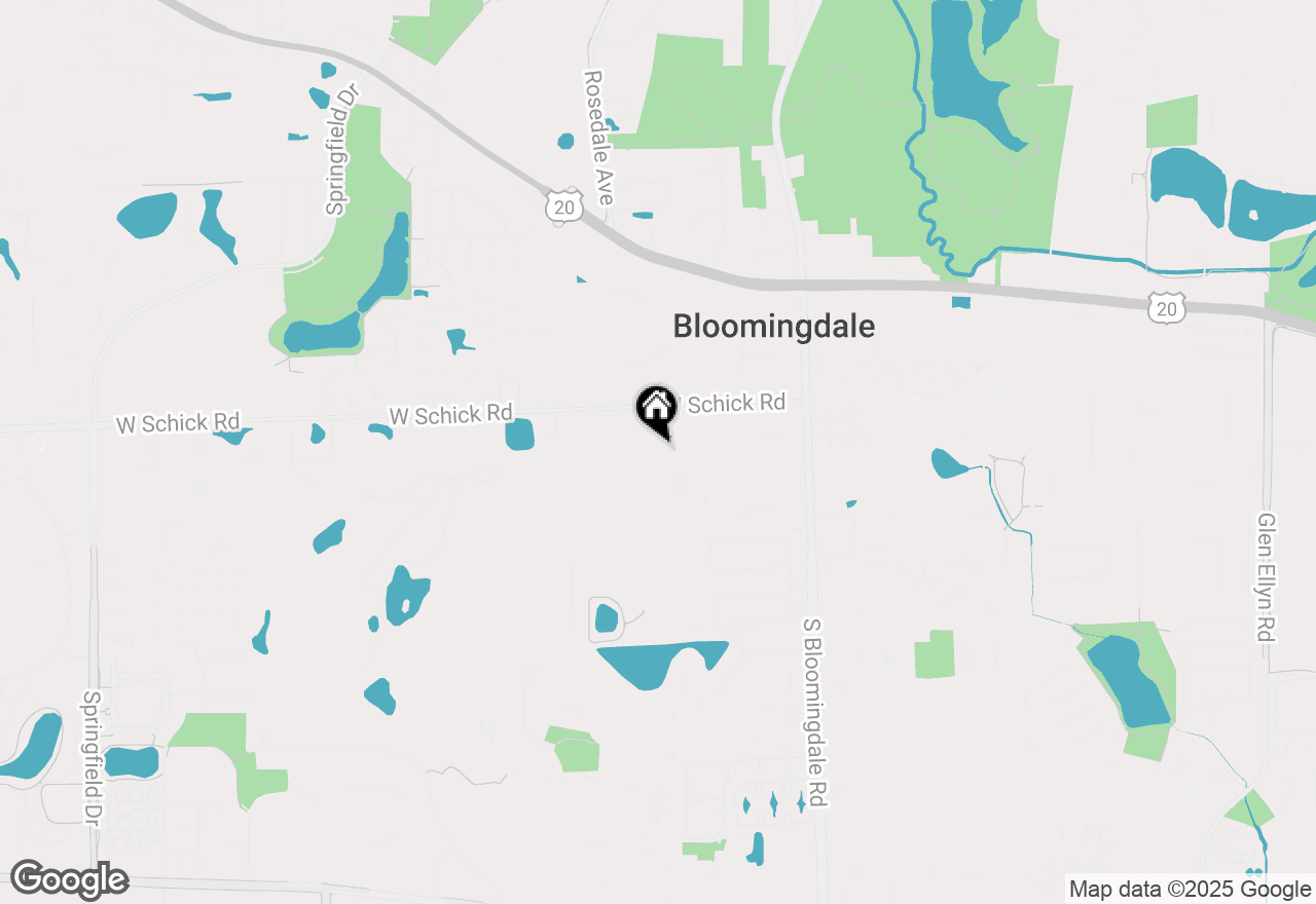 Map of 161 Larchmont Lane, Bloomingdale, IL 60108