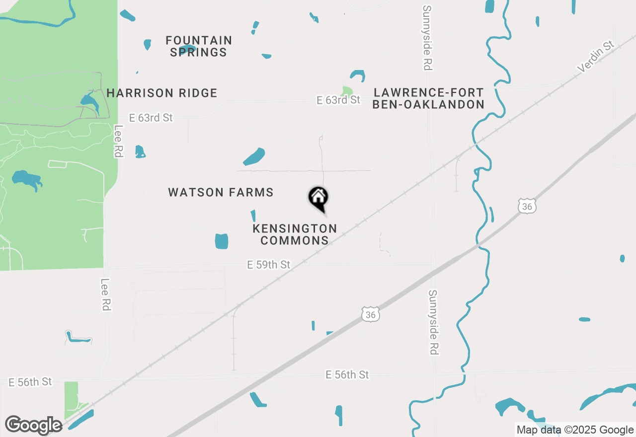 Map of 10440 Kensil Street, Indianapolis, IN 46236