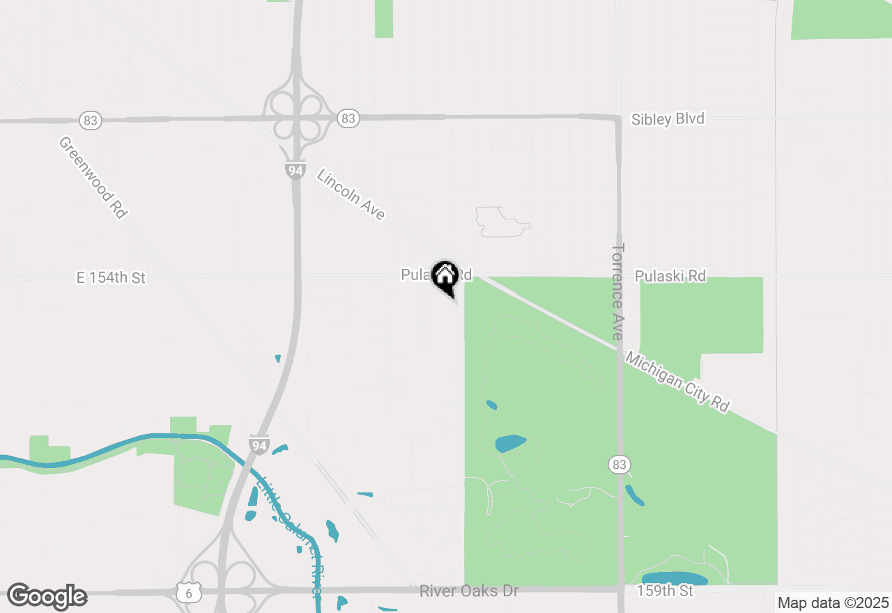 Map of 15440 Paxton Avenue, South Holland, IL 60473