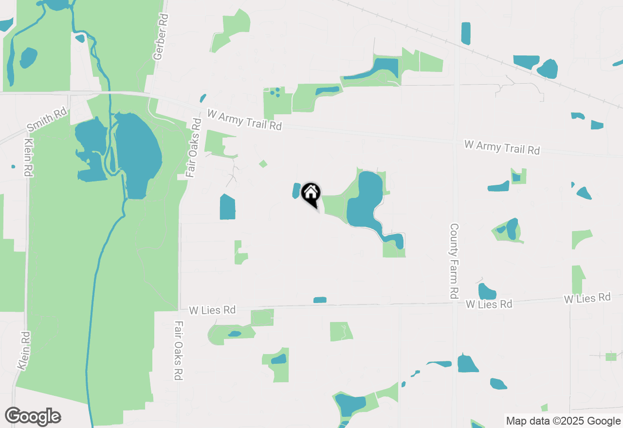 Map of 1245 Narragansett Drive, Carol Stream, IL 60188