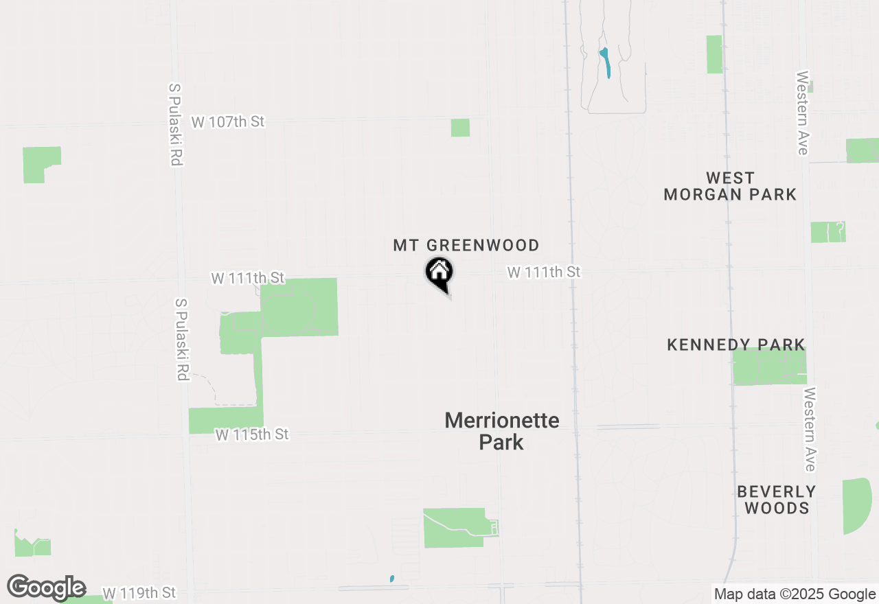 Map of 11143 S Christiana Avenue #2, Chicago, IL 60655