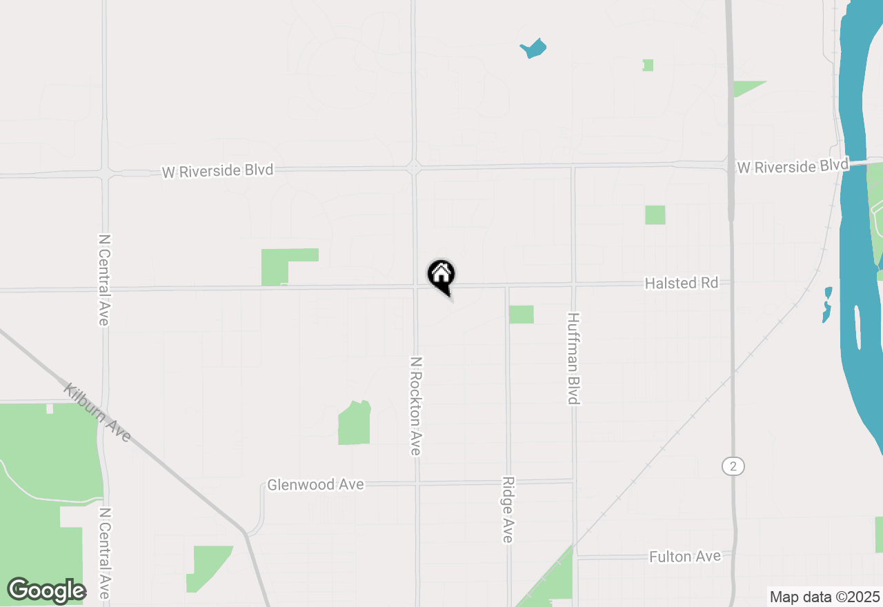 Map of 3124 Chateau Court, Rockford, IL 61103