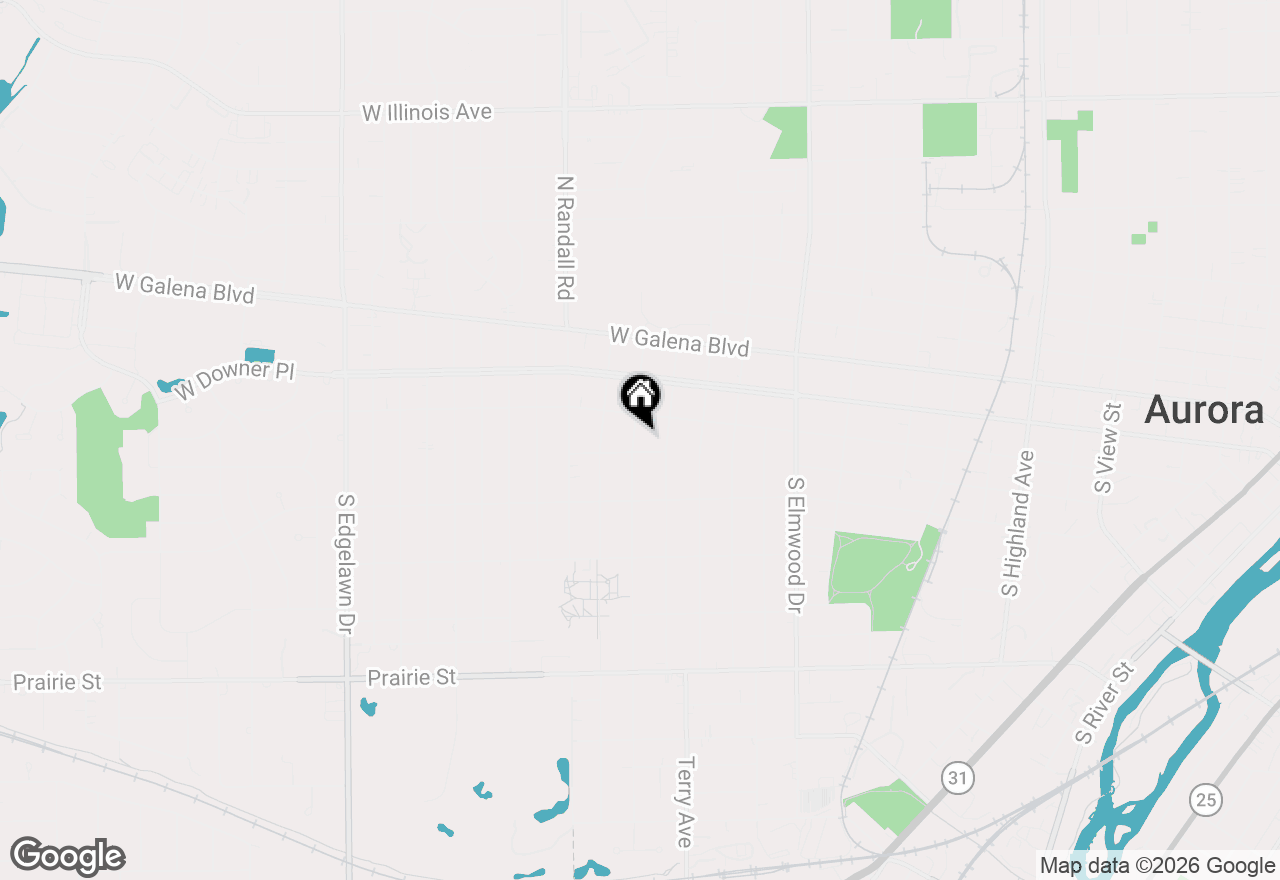 Map of 118 S Gladstone Avenue, Aurora, IL 60506