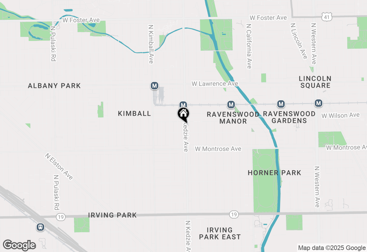 Map of 4518 N Kedzie Avenue #3D, Chicago, IL 60625