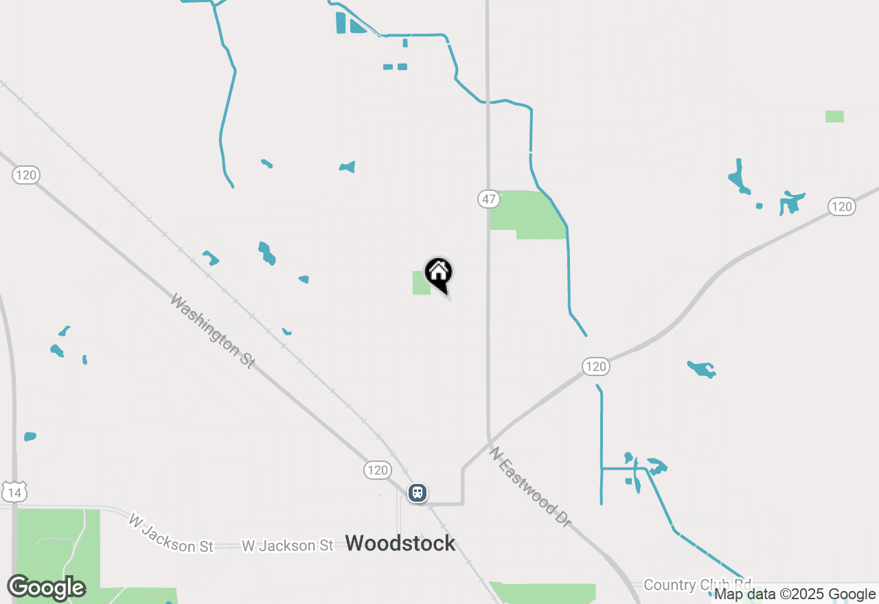 Map of 1026 Clay Street, Woodstock, IL 60098