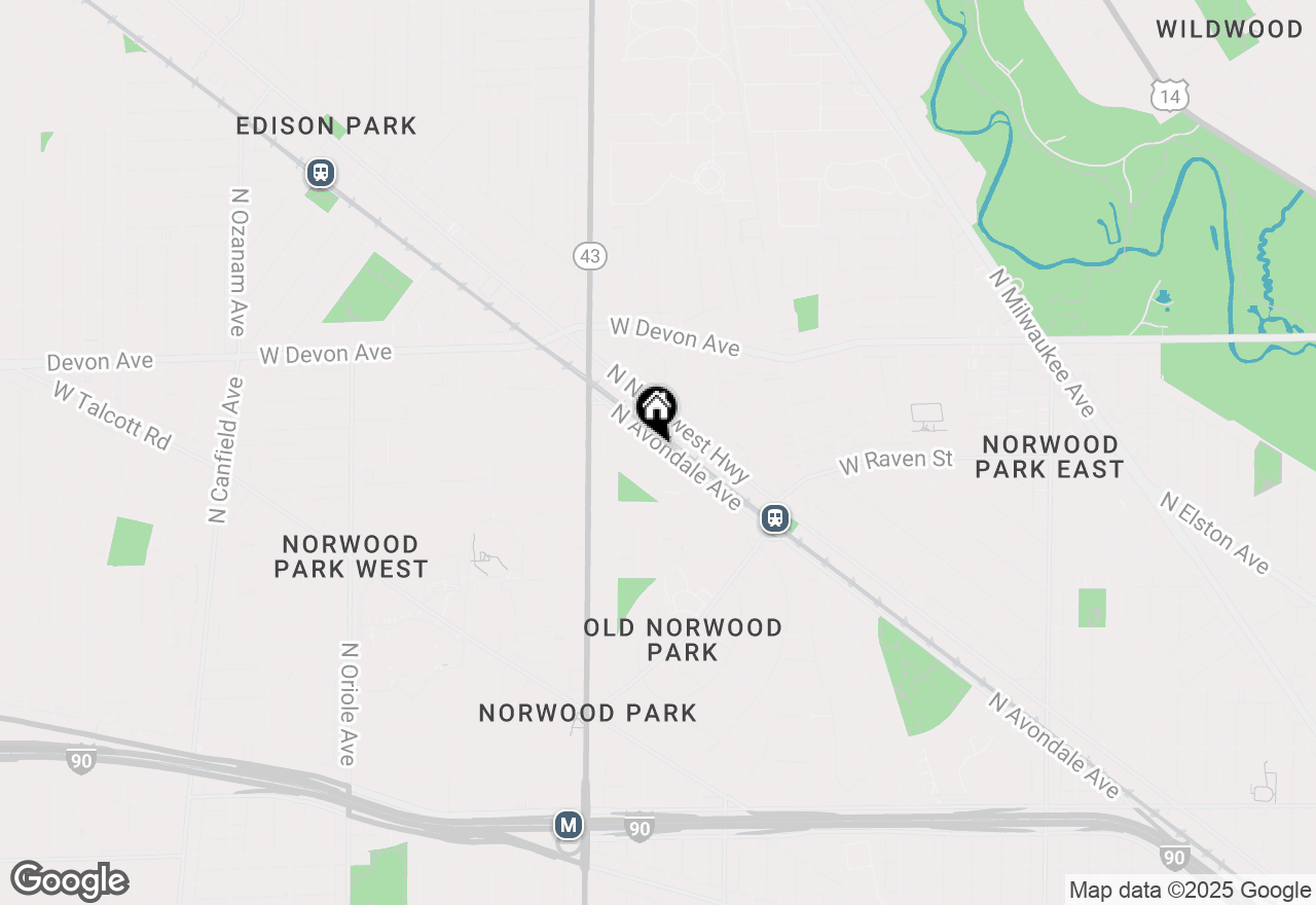 Map of 6212 N Avondale Avenue, Chicago, IL 60631