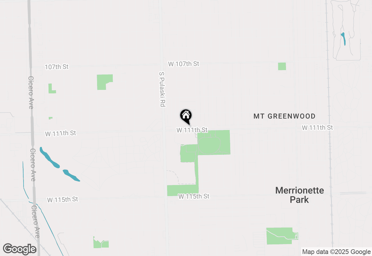 Map of 3838 W 111th Street #106, Chicago, IL 60655