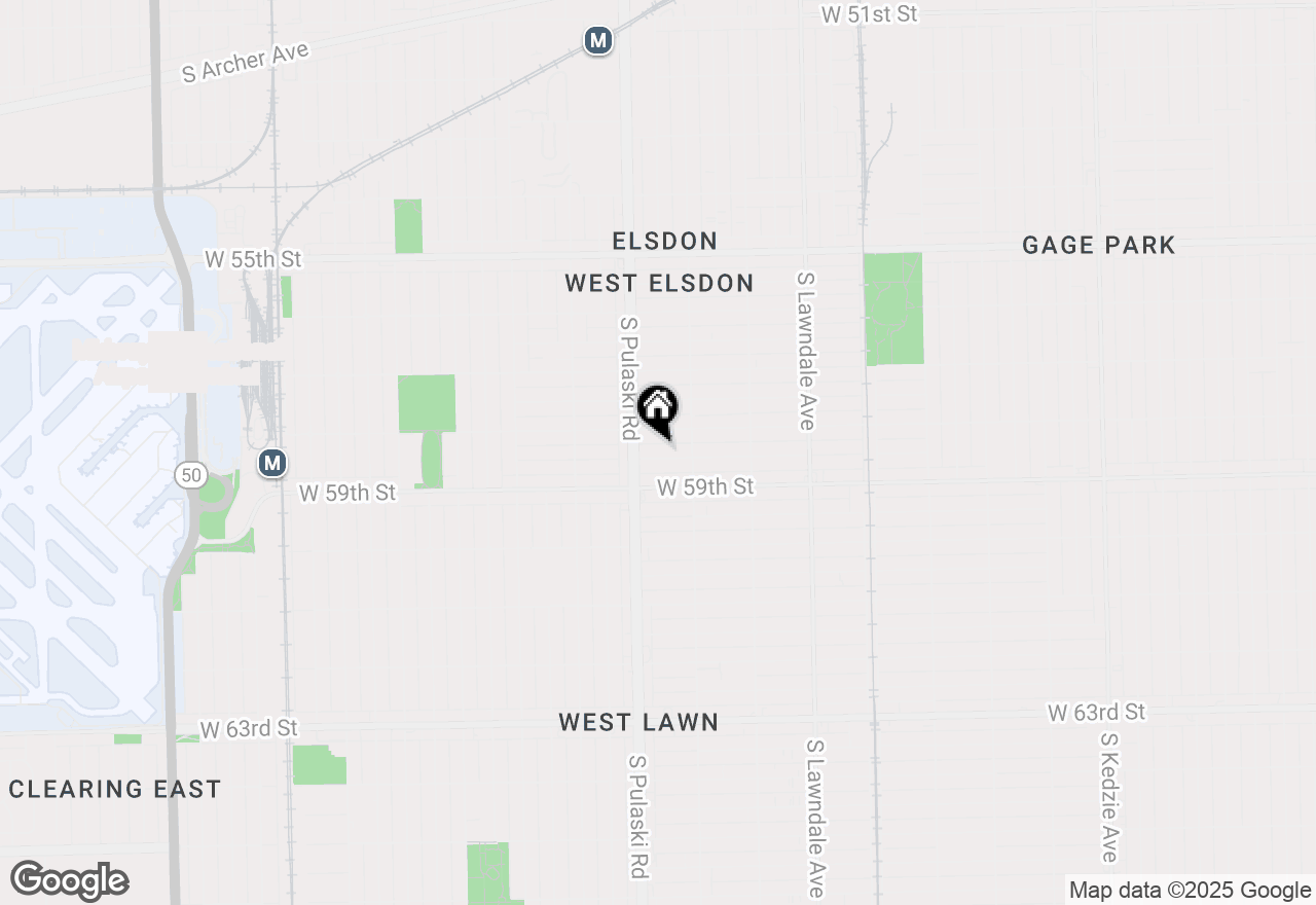 Map of 3934 W 58th Place, Chicago, IL 60629