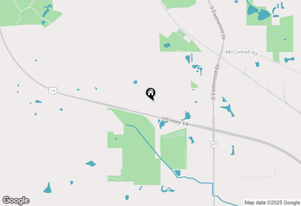 Map of 1601 Ginny Lane, Woodstock, IL 60098