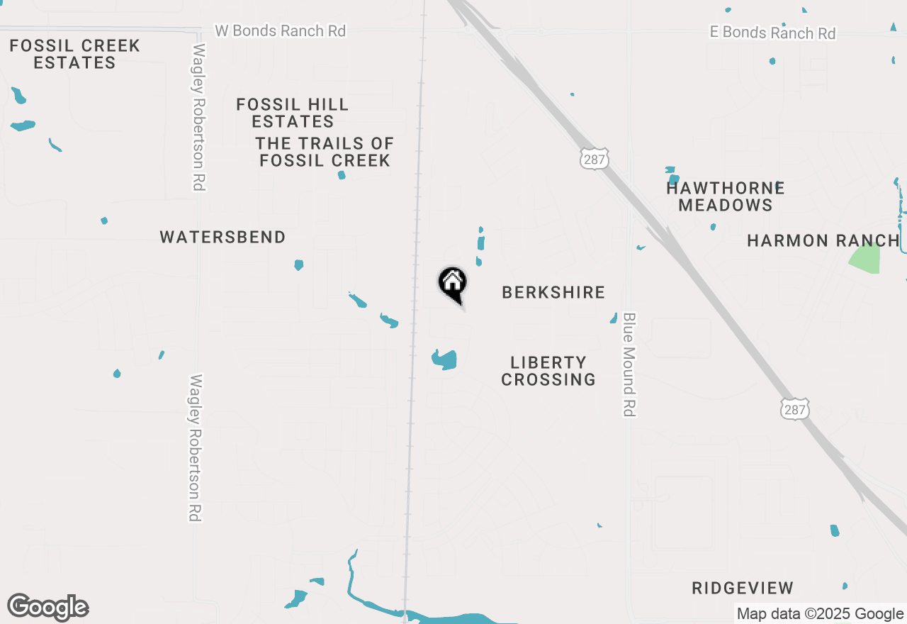 Map of 9540 Abington Avenue, Fort Worth, TX 76131
