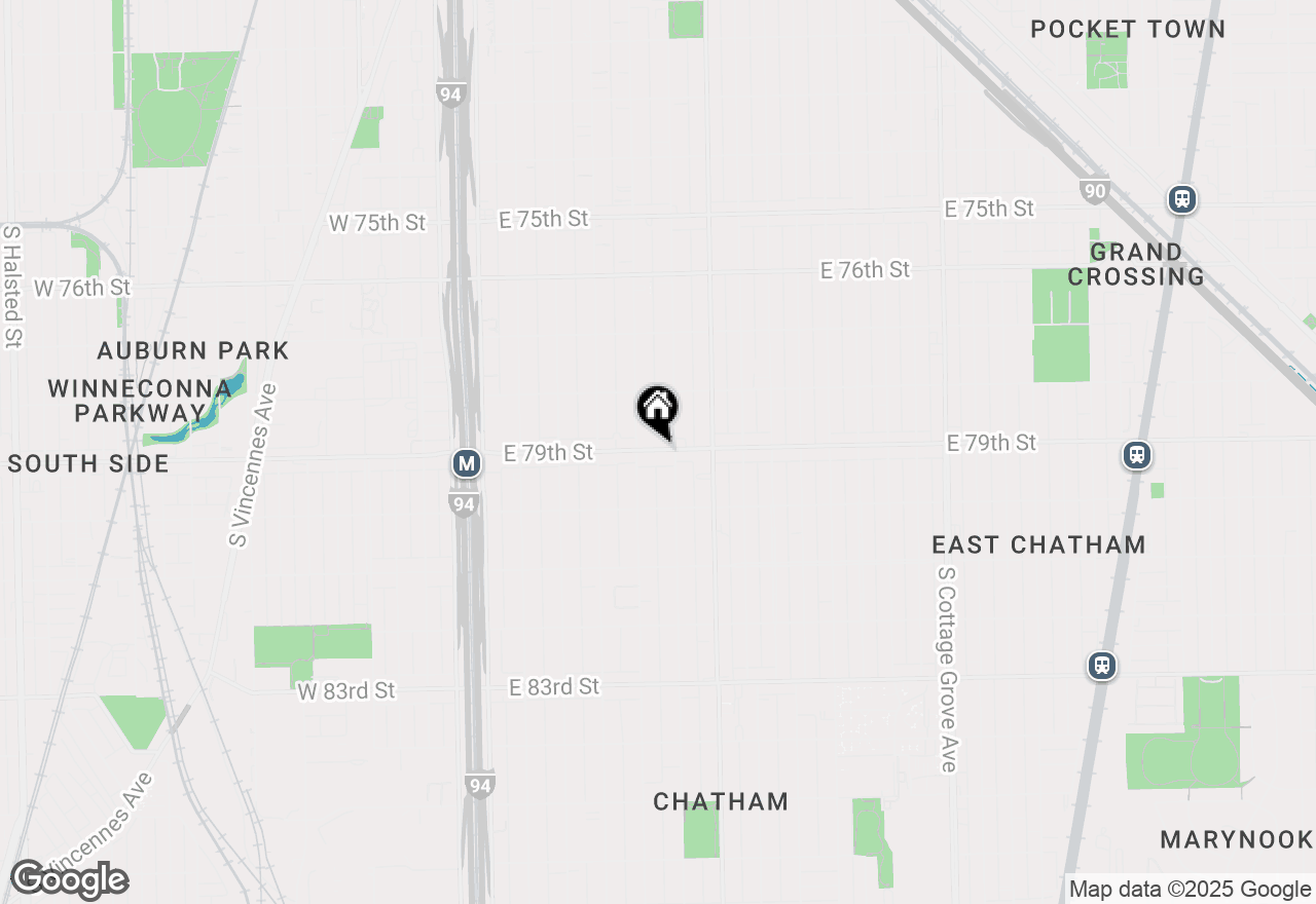 Map of 319 E 79th Street, Chicago, IL 60619