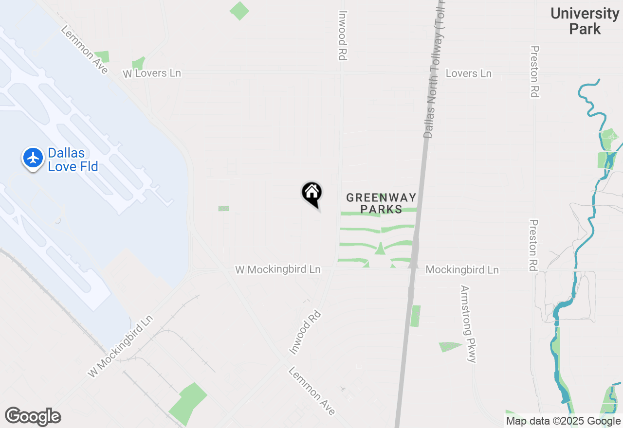 Map of 6818 Oriole Drive, Dallas, TX 75209