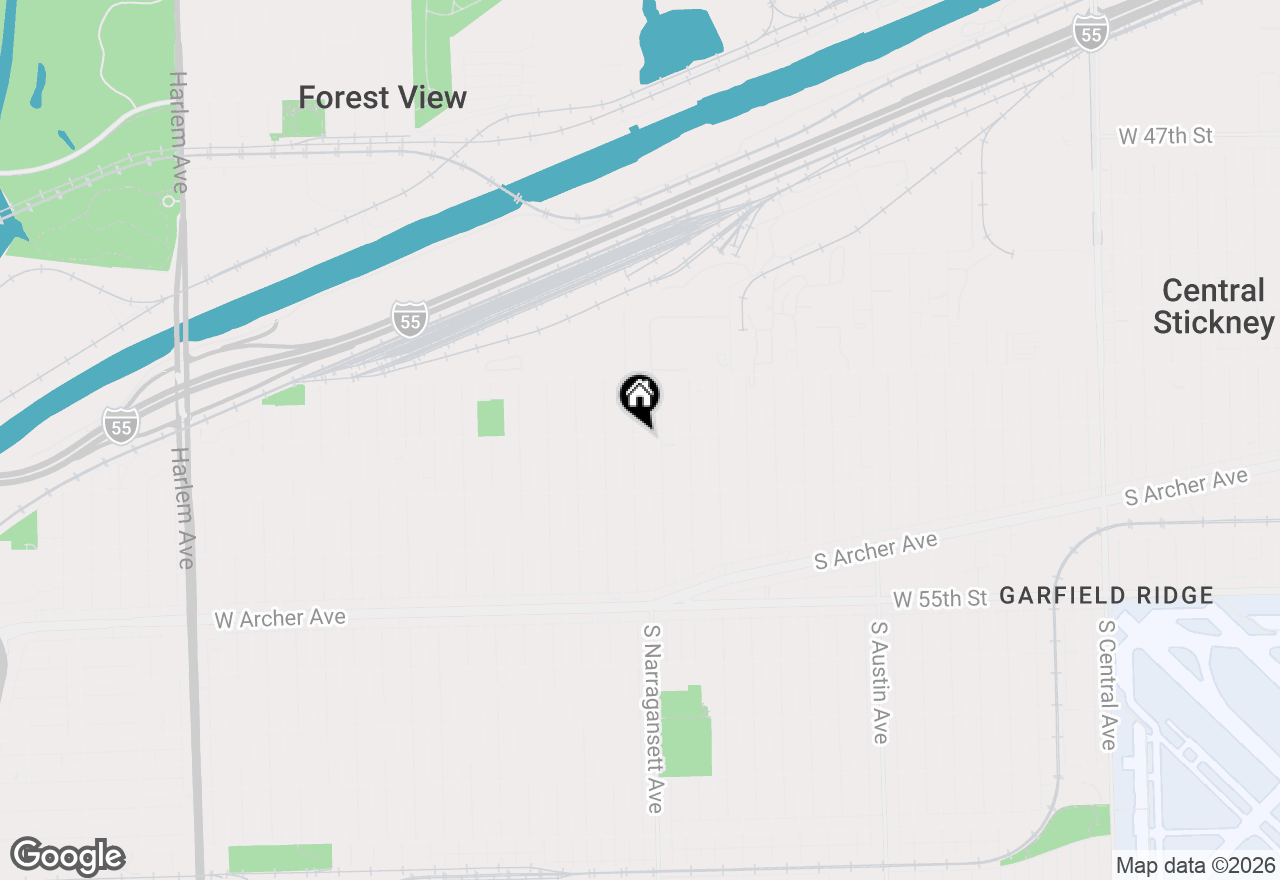 Map of 6401 W 52nd Street #2, Chicago, IL 60638