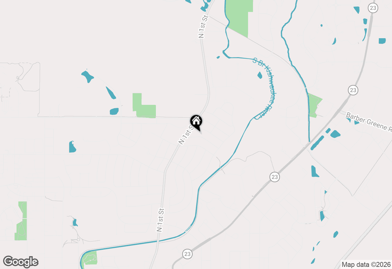 Map of 219 River Drive, Dekalb, IL 60115